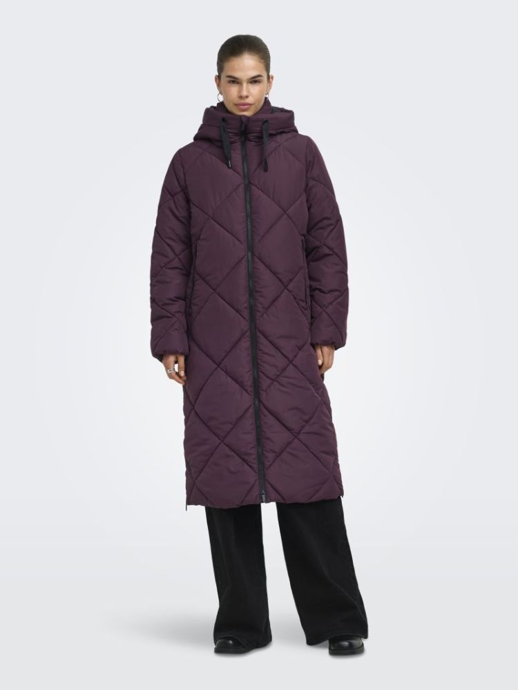 ONLMAGGI LONG HOOD PUFFER CC O 184723 Fudge