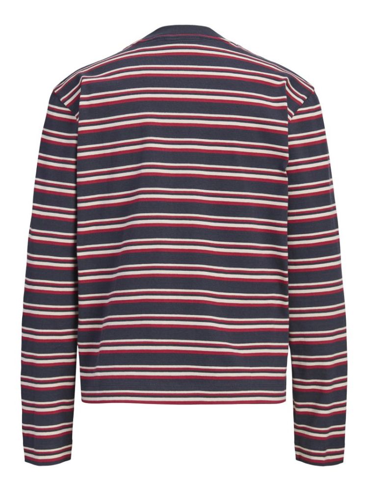 JXSOPHIA BOXY LS STRIPE TEE JR 175879012 Night