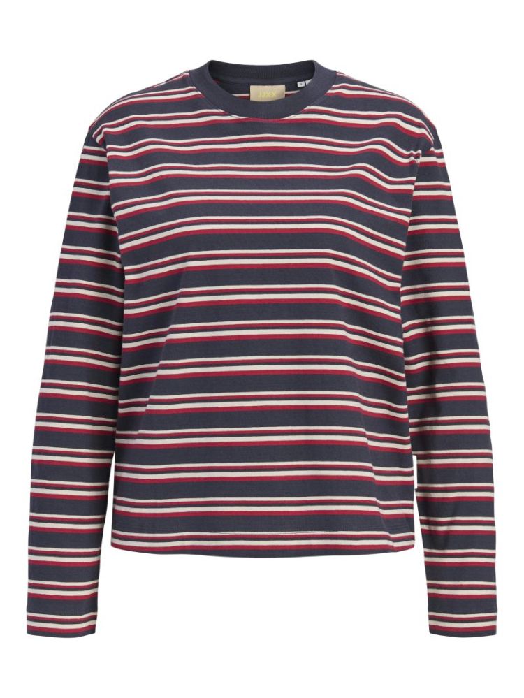 JXSOPHIA BOXY LS STRIPE TEE JR 175879012 Night