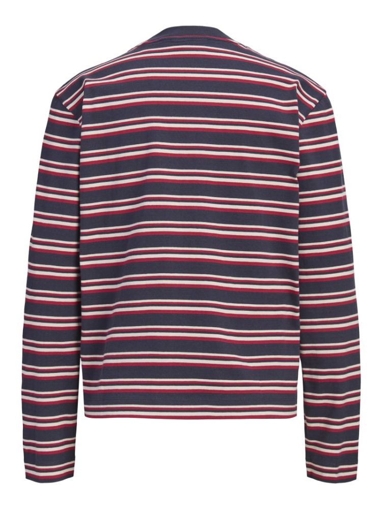 JXSOPHIA BOXY LS STRIPE TEE JR 175879012 Night