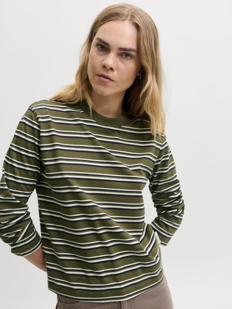 JXSOPHIA BOXY LS STRIPE TEE JR 176218010 Winte