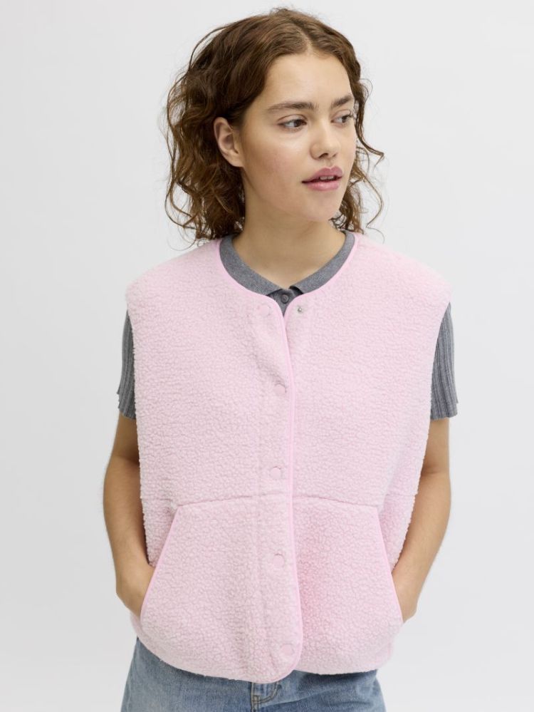 JXVERA TEDDY VEST OTW SN 281395 Pink-A-B