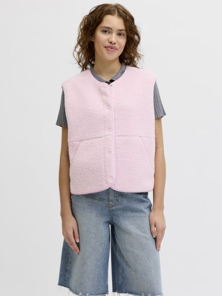 JXVERA TEDDY VEST OTW SN 281395 Pink-A-B