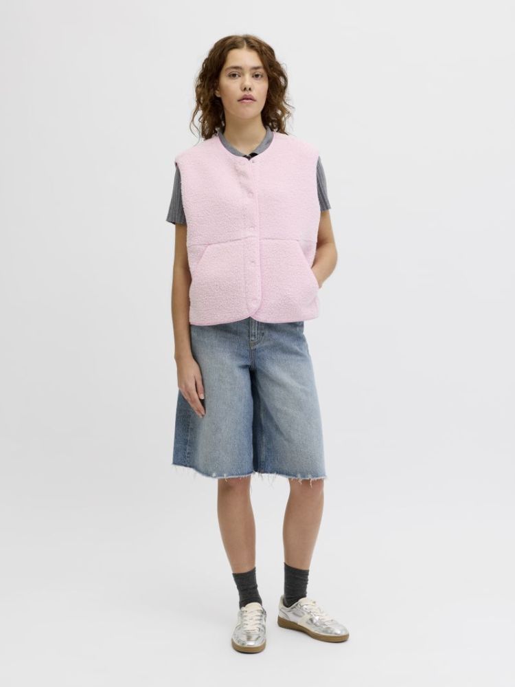 JXVERA TEDDY VEST OTW SN 281395 Pink-A-B