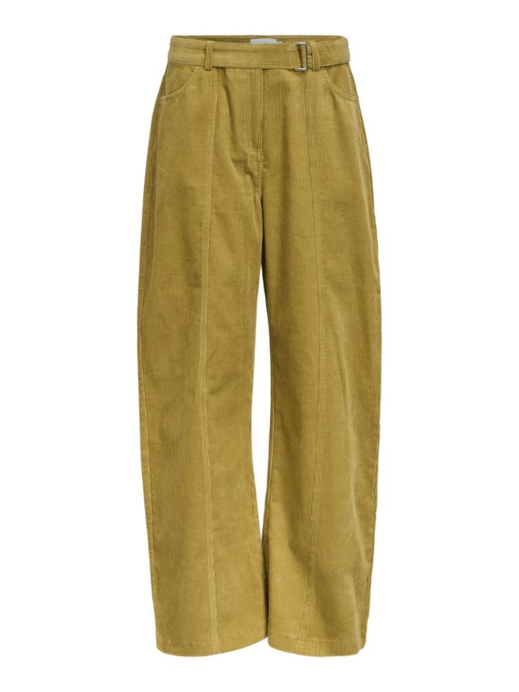 OBJPELLA MW WIDE PANT 146 308191 Fennel S