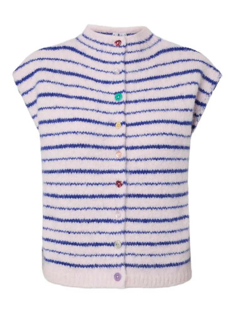 PCASIRA SL BUTTON KNIT VEST BC 307563001 Light