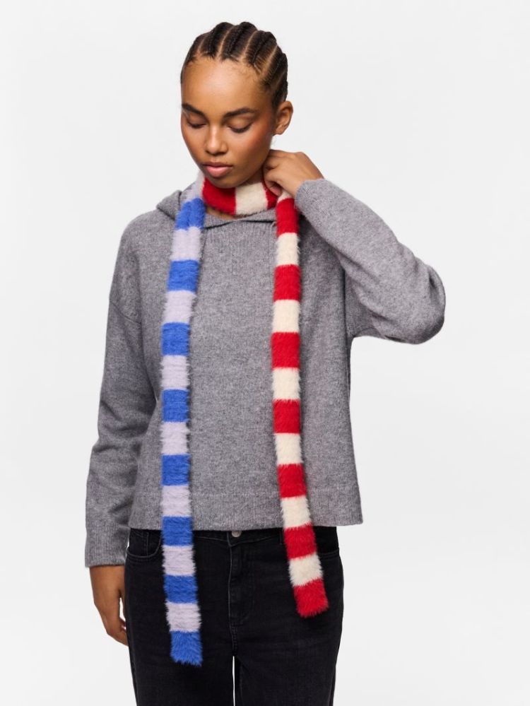 PCAVERA NARROW SCARF 218850001 Flame