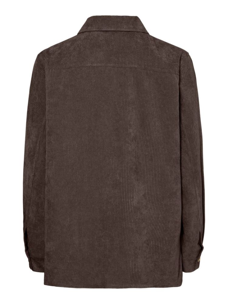PCEFFI LS  CORDUROY SHIRT WVN  302664 Hot Fudg