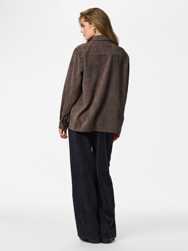 PCEFFI LS  CORDUROY SHIRT WVN  302664 Hot Fudg
