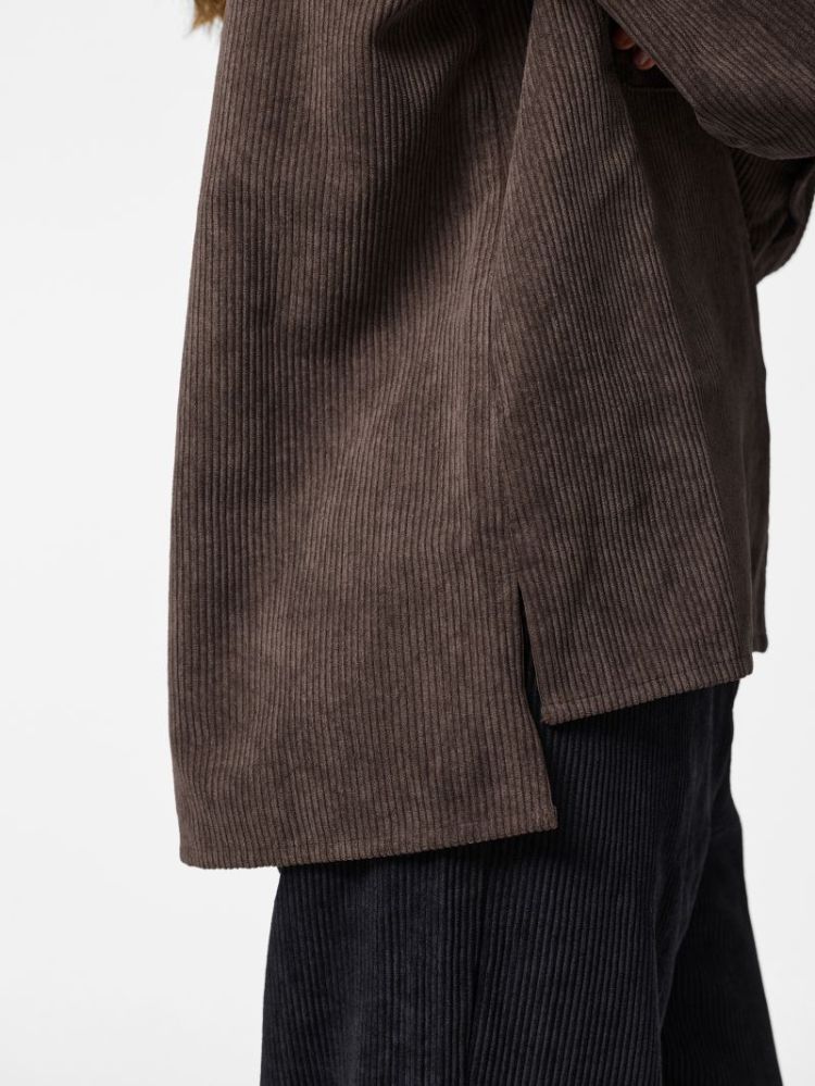 PCEFFI LS  CORDUROY SHIRT WVN  302664 Hot Fudg
