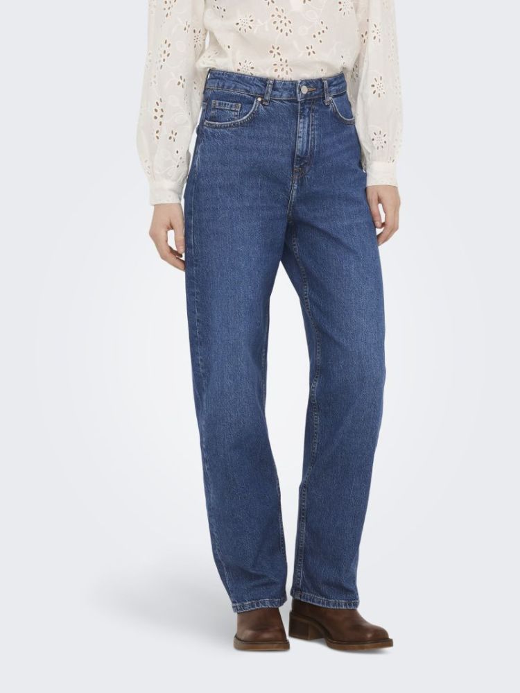 JDYBAILEY HW BARREL JEANS MB D 179695 Medium B