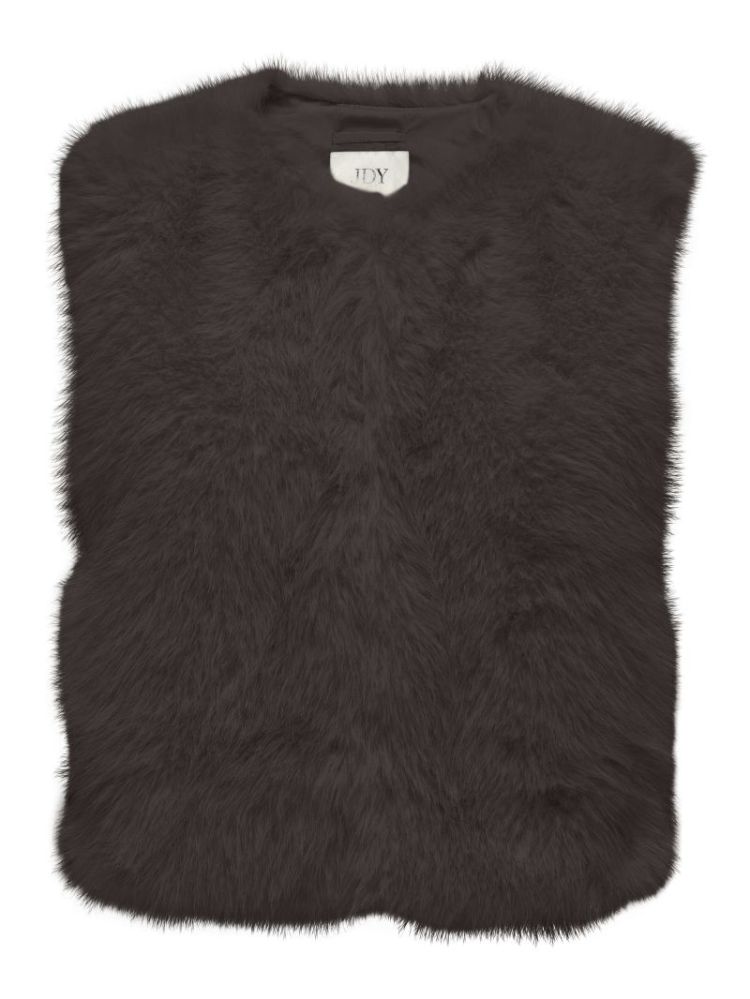 JDYORA FAUX FUR WAISTCOAT OTW 244915 Chocolat