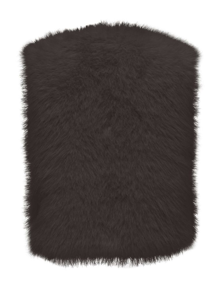 JDYORA FAUX FUR WAISTCOAT OTW 244915 Chocolat