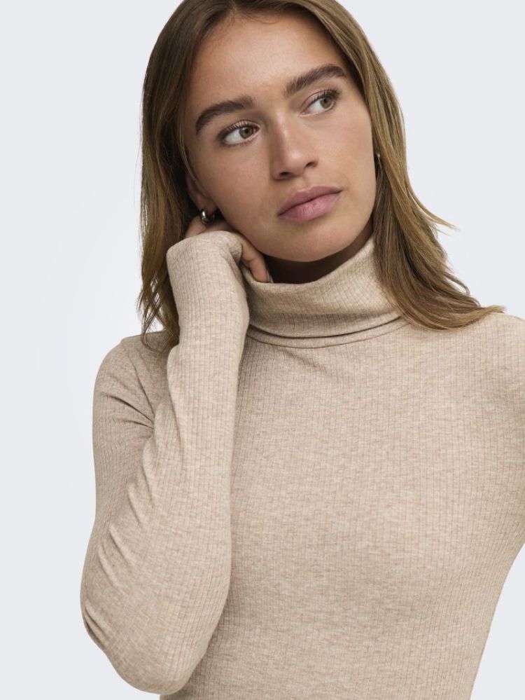 JDYRENO LS HIGHNECK TOP JRS DI 177935001 Oatme