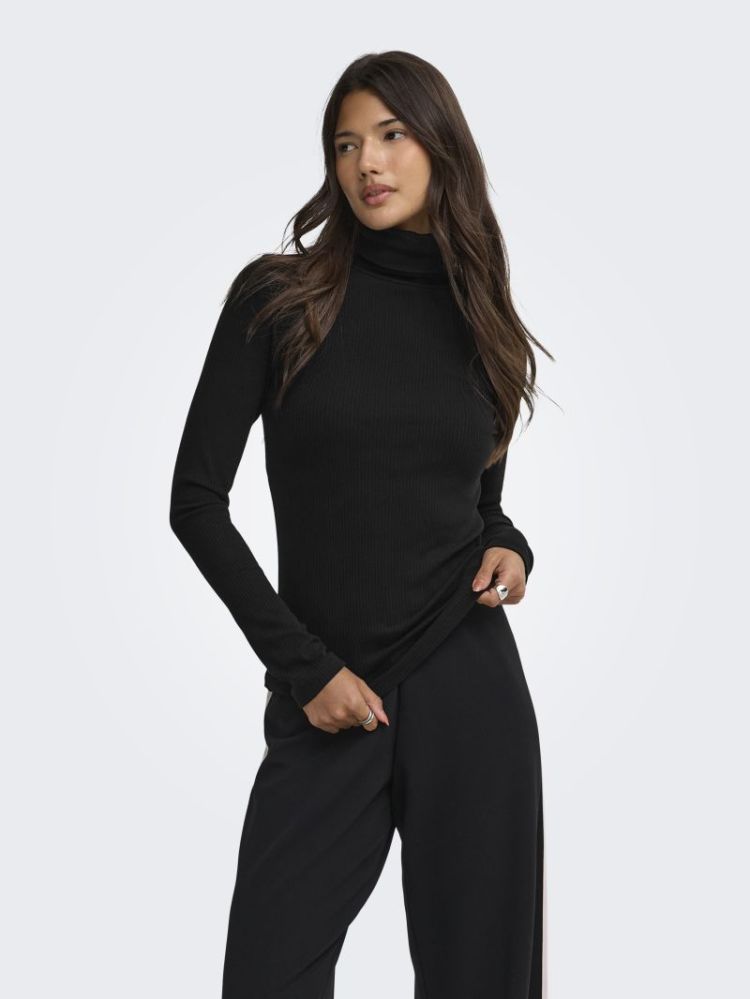JDYRENO LS HIGHNECK TOP JRS DI 177911 Black