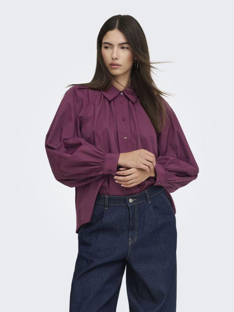 ONLRIVER LS SHIRT OX WVN 177912 Fig