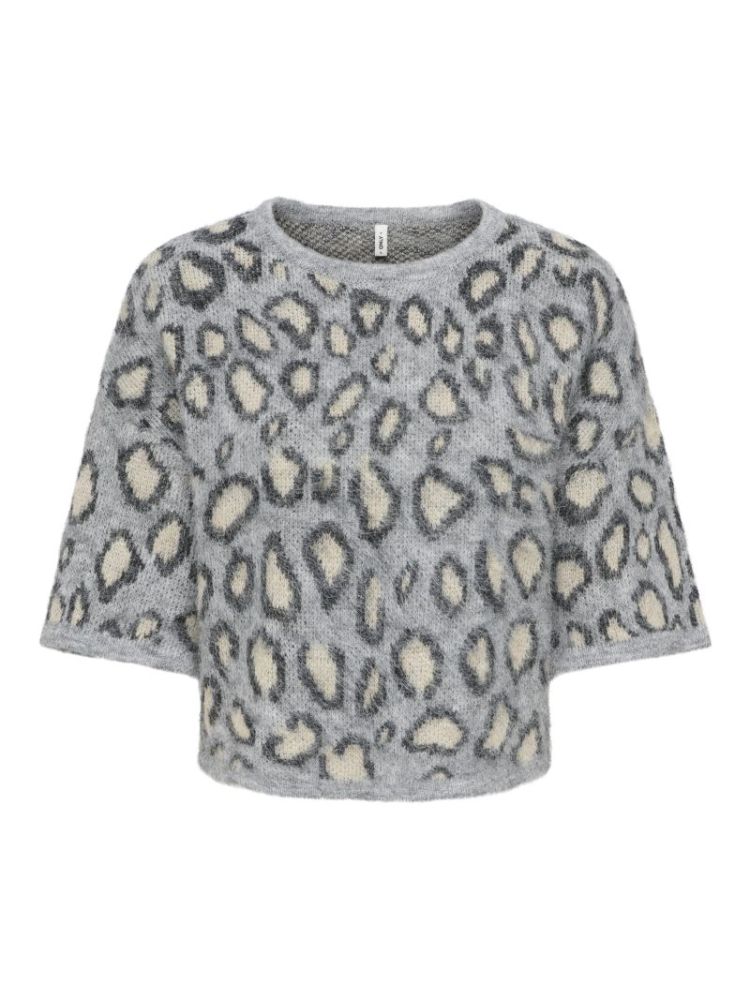 ONLNOEME SS PATTERN O-NECK KNT 179073001 Light