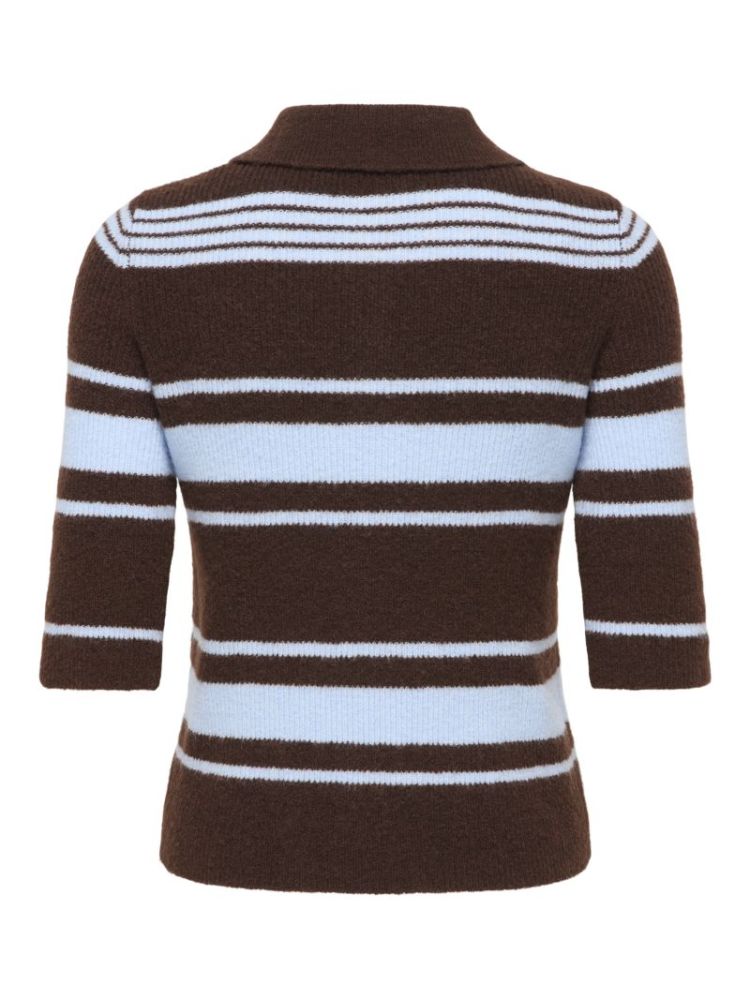 ONLLOUISIA SS COLLAR POLO KNT 237375005 Coffe