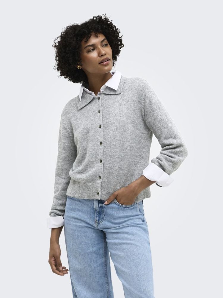 ONLALIVIA LS POLO CARDIGAN KNT 179073001 Light