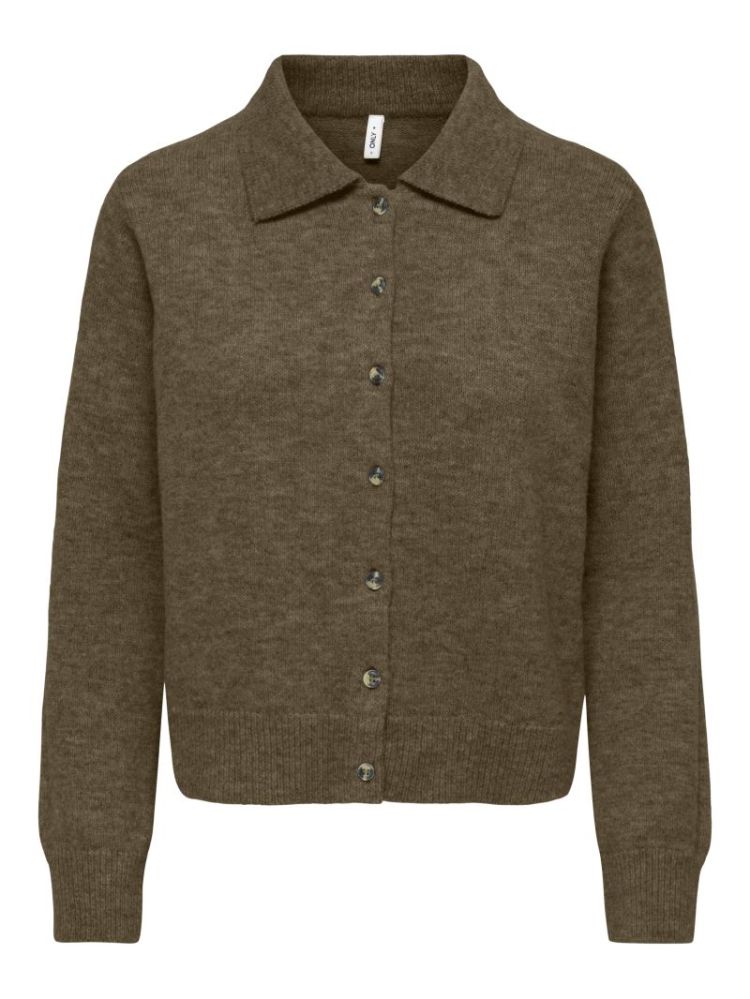 ONLALIVIA LS POLO CARDIGAN KNT 180063002 Beech