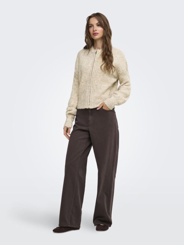 ONLBOUBLE LS O-NECK ZIP CARDIG 209493003 Peyot