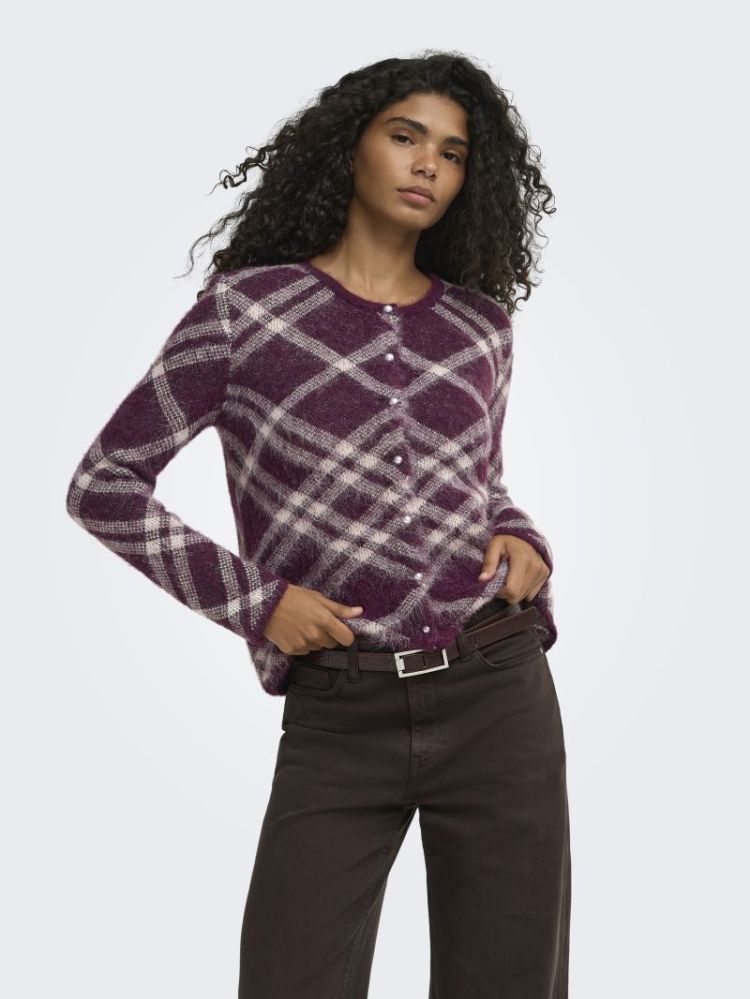 ONLNOEME LS O-NECK CARDIGAN KN 177912002 Fig/C