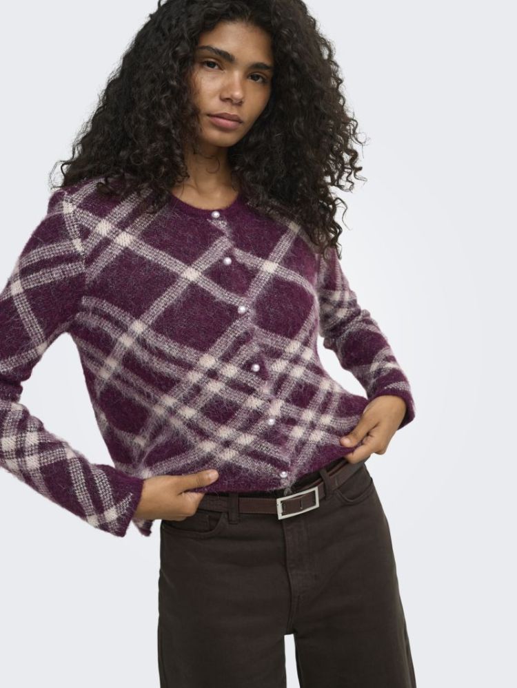 ONLNOEME LS O-NECK CARDIGAN KN 177912002 Fig/C
