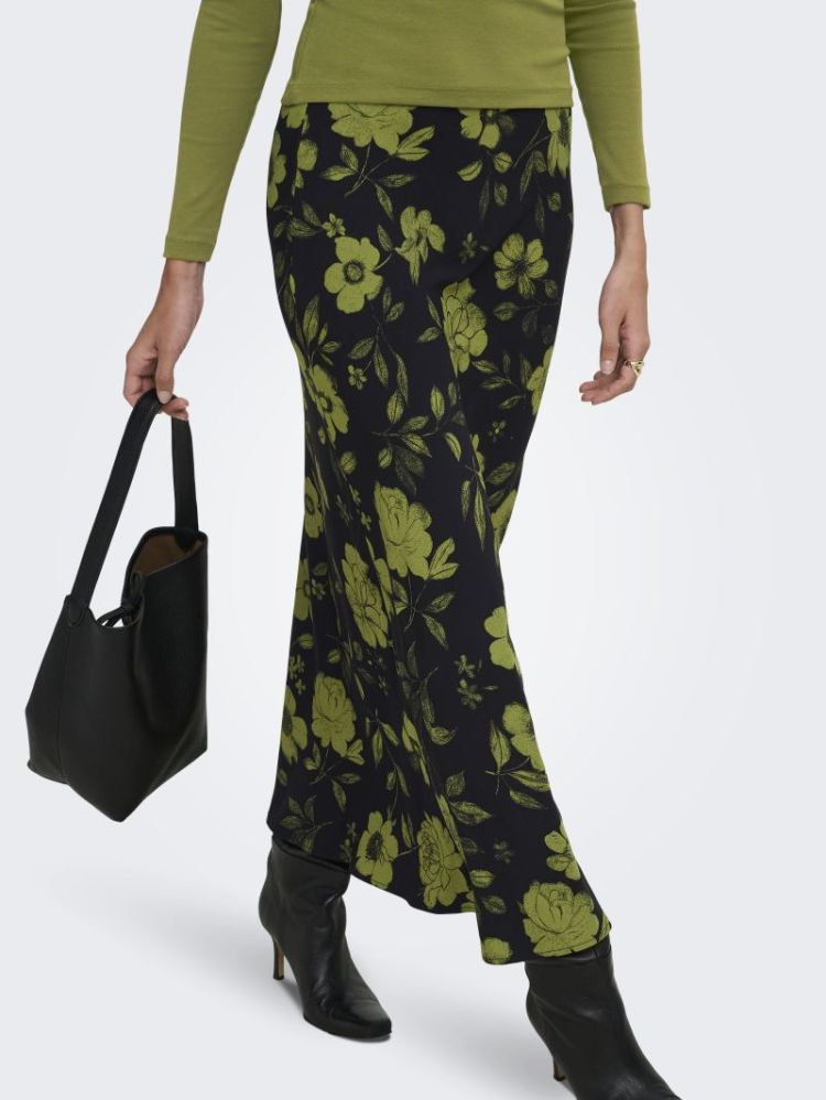 ONLCHIGO KARAS LONG SKIRT WVN 177911001 Black