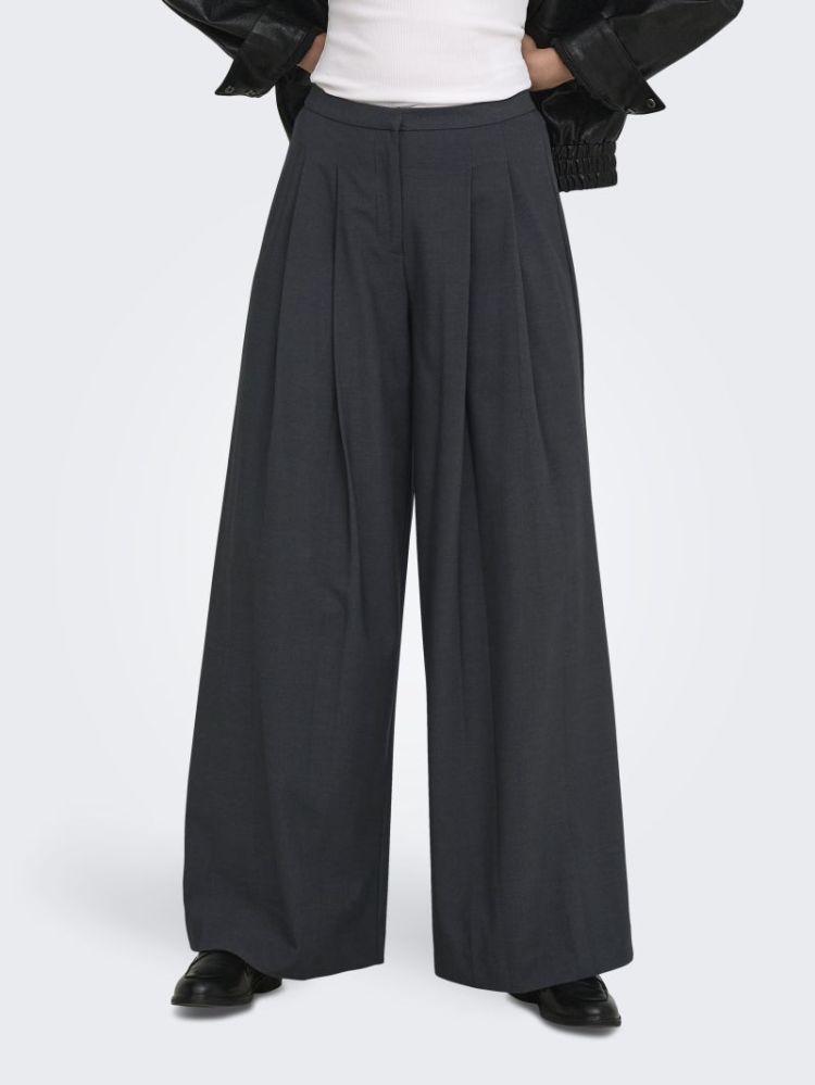 ONLKAMIA HW X-WIDE PANT TLR 179074 Dark Gre