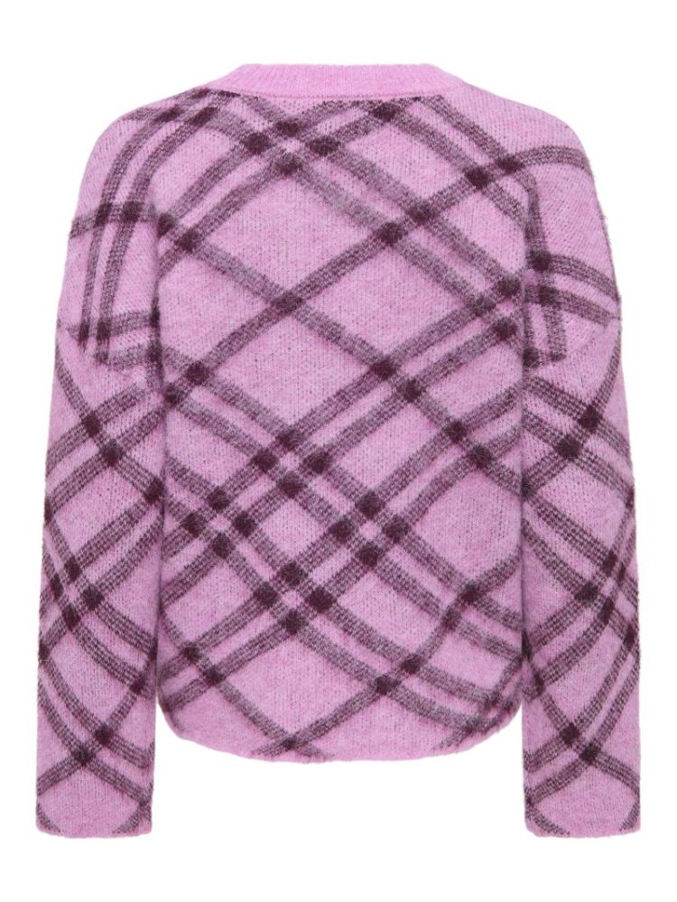 ONLNOEME LS PATTERN O-NECK KNT 286456003 Cycla