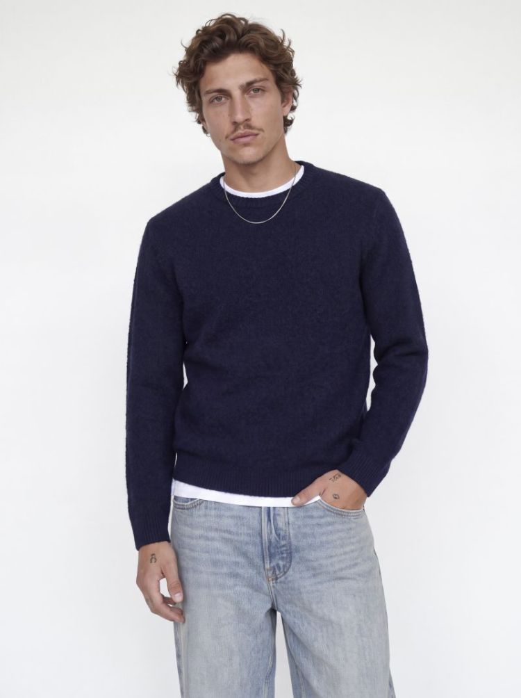 JPRBLASIMON SOUFFLE KNIT CREW  175879002 Night