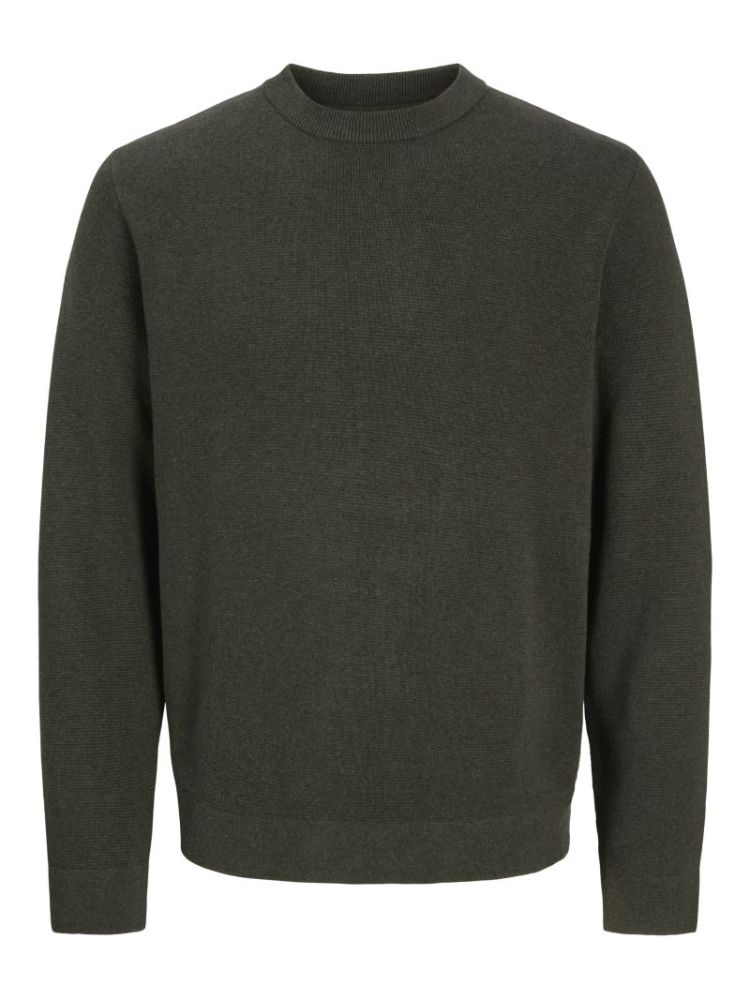 JPRBLAMILANO STITCH KNIT CREW  176668001 Rosin