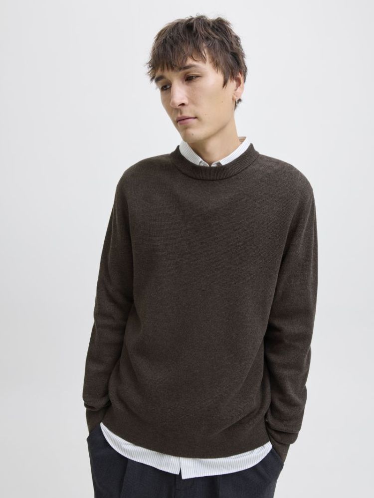 JPRBLAMILANO STITCH KNIT CREW 176190001 Delic
