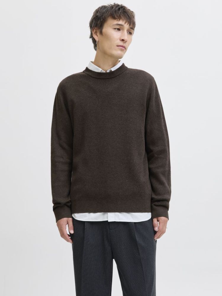 JPRBLAMILANO STITCH KNIT CREW 176190001 Delic