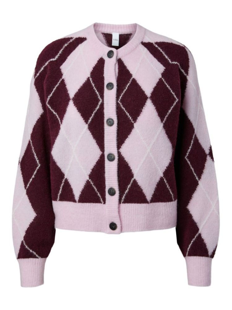 YASJOHI LS WOOL BLEND CARDIGAN 258159007 Pale