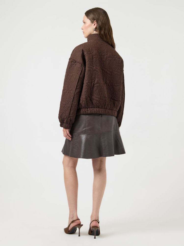 YASFIPURA LS QUILTED JACKET S. 298838 Chocolat