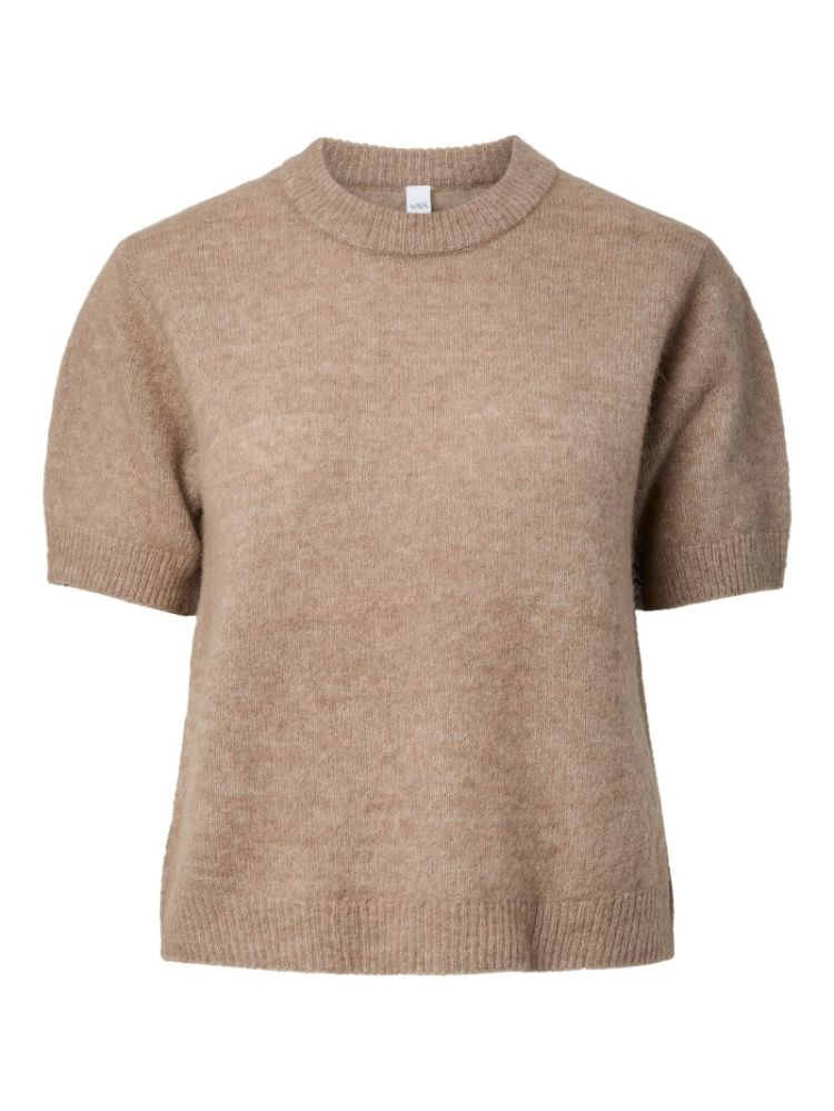 YASJOHI SS WOOL BLEND PULLOVER 295778 Taupe Gr