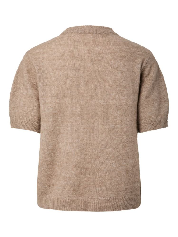 YASJOHI SS WOOL BLEND PULLOVER 295778 Taupe Gr