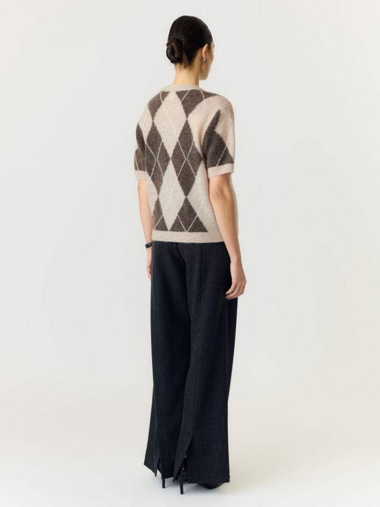 YASJOHI SS WOOL BLEND PULLOVER 209053004 Oatme
