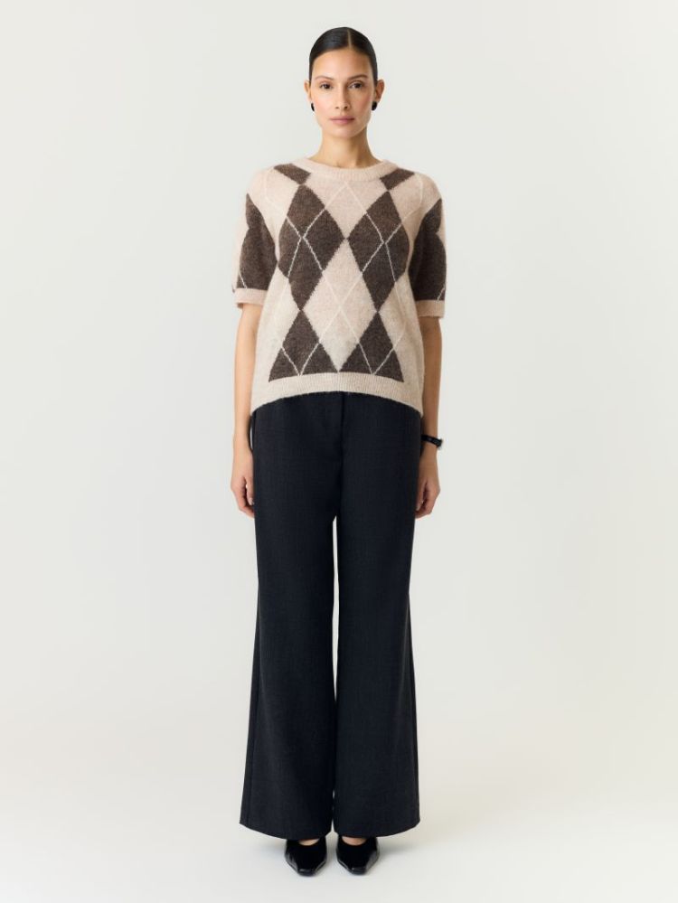YASJOHI SS WOOL BLEND PULLOVER 209053004 Oatme