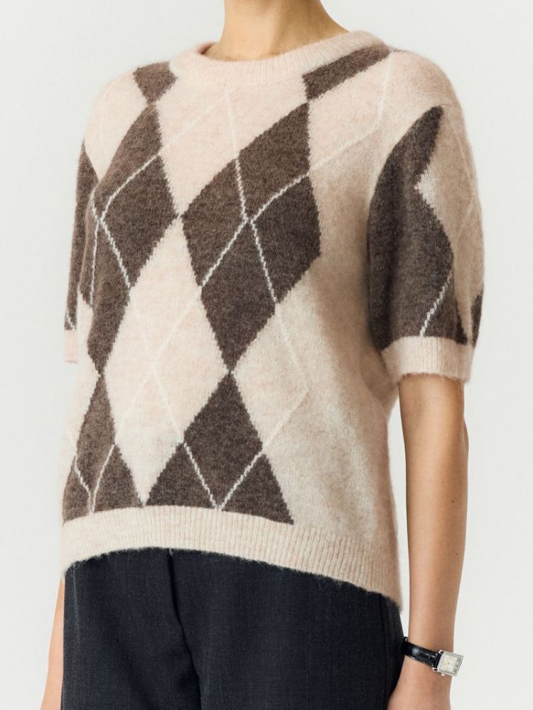 YASJOHI SS WOOL BLEND PULLOVER 209053004 Oatme