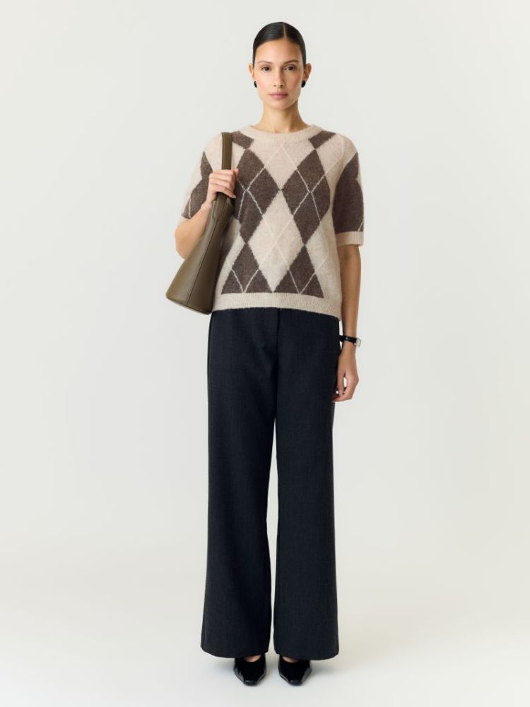 YASJOHI SS WOOL BLEND PULLOVER 209053004 Oatme