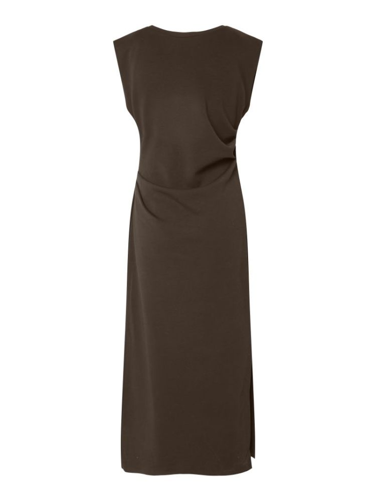 YASPINA SL LONG DRESS NOOS 298838 Chocolat