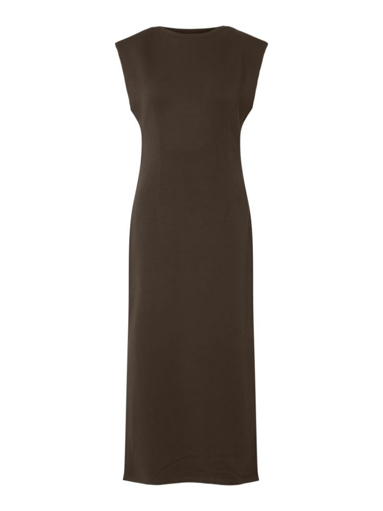 YASPINA SL LONG DRESS NOOS 298838 Chocolat