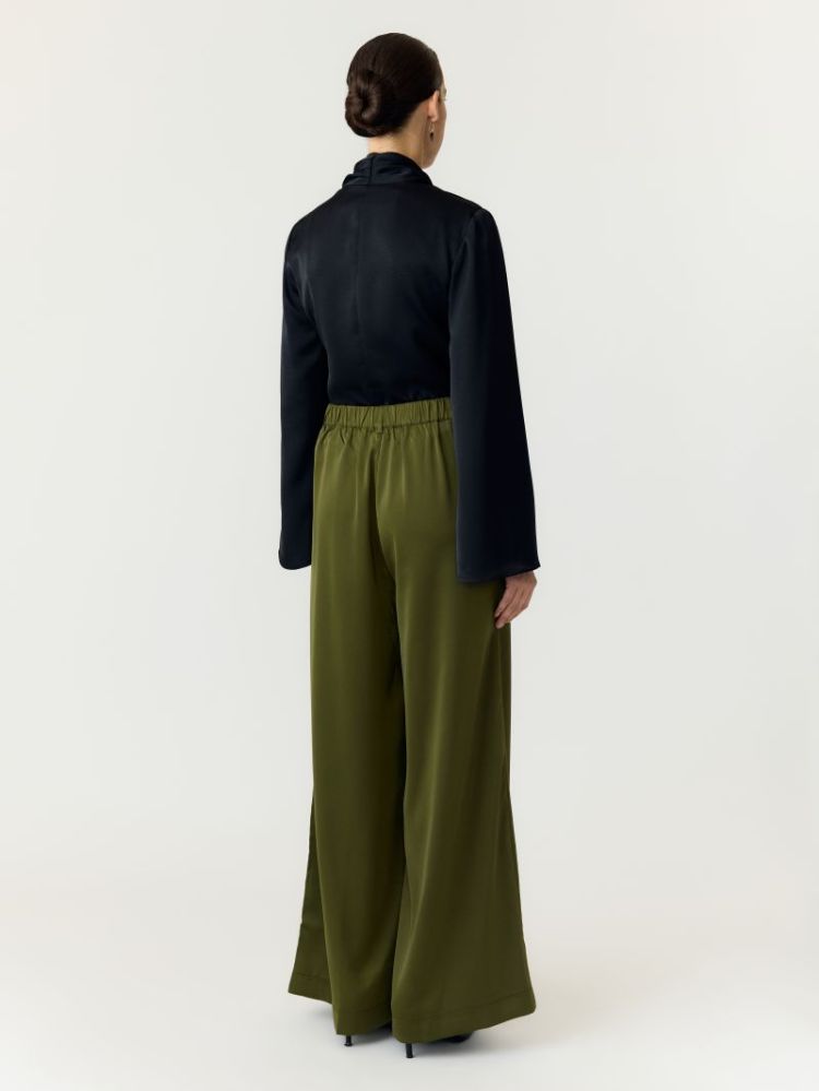 YASPELANA HW PALAZZO PANT S. 295917 Sphagnum