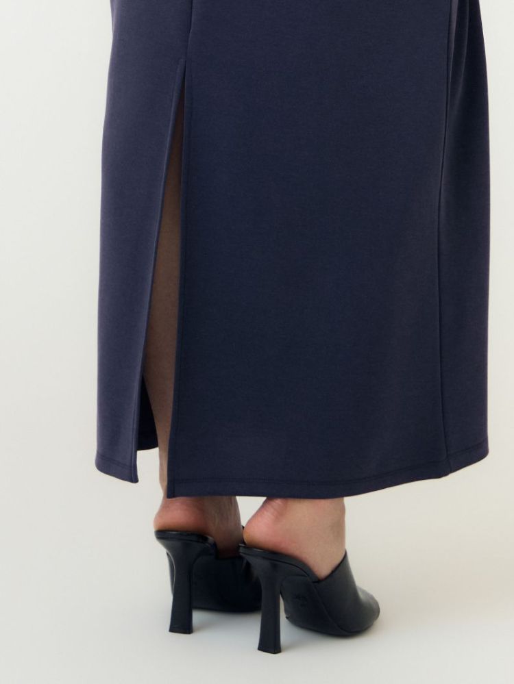 YASCOZE HW ANKLE SKIRT 190953 Navy Bla