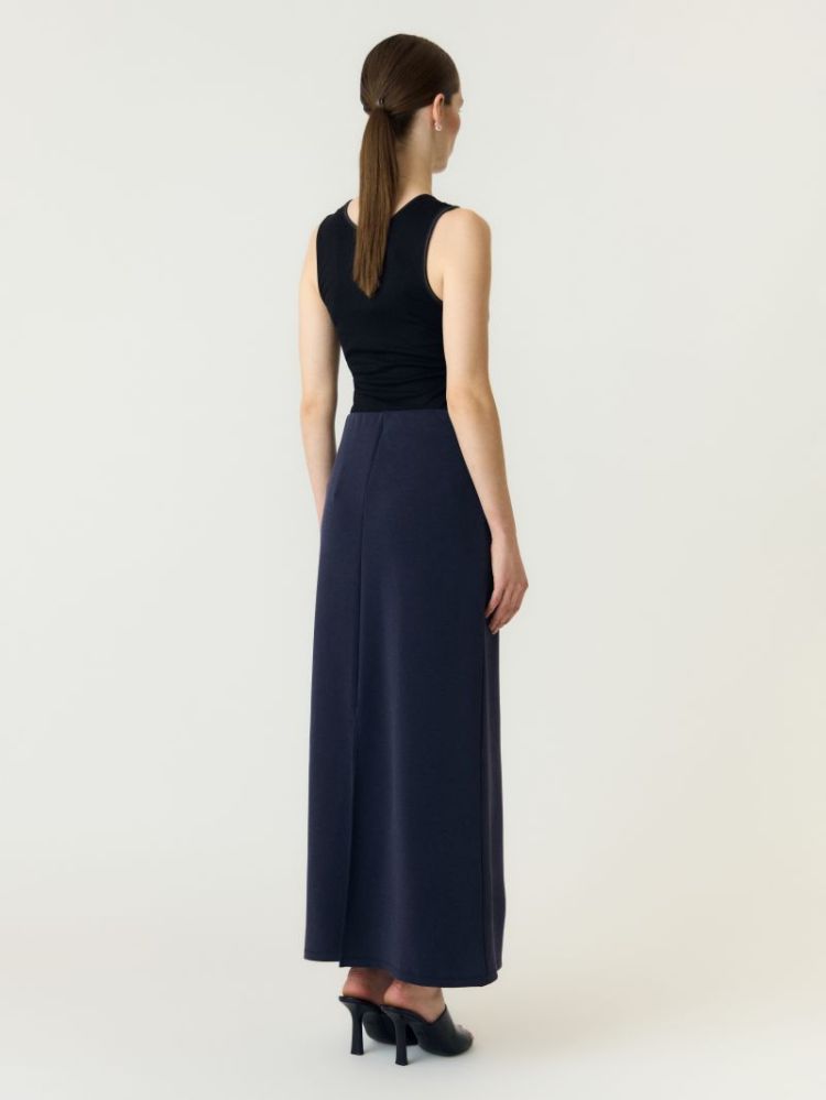 YASCOZE HW ANKLE SKIRT 190953 Navy Bla