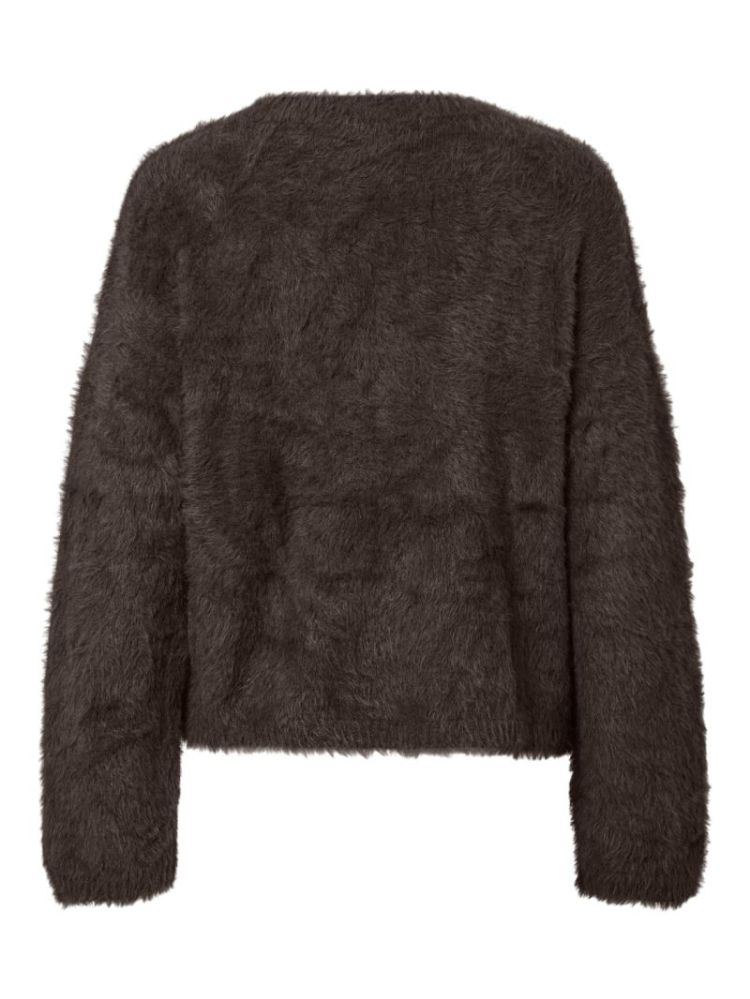 YASMALLI LS KNIT PULLOVER 229437 Coffee B