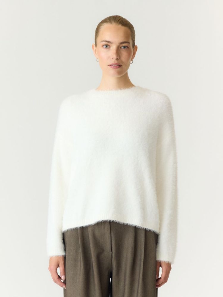 YASMALLI LS KNIT PULLOVER 211291 Star Whi