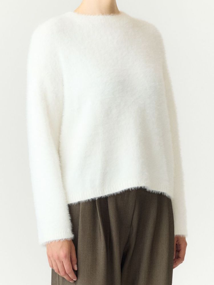 YASMALLI LS KNIT PULLOVER 211291 Star Whi